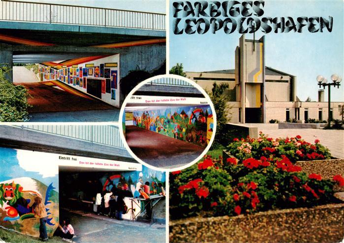 Leopoldshafen Eggenstein-Leopoldshafen Schulkinder bemalen zwei Unterfuehrungen