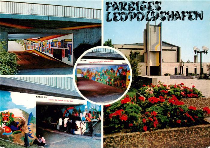 Leopoldshafen Eggenstein-Leopoldshafen Schulkinder bemalen zwei Unterfuehrungen