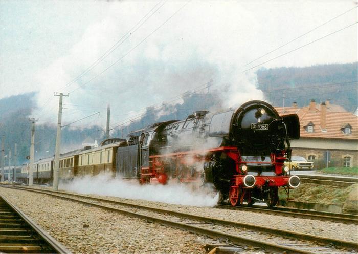 Busenbach Waldbronn Schnellzug Dampflokomotive 01 1066
