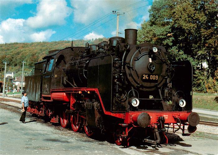 Busenbach Waldbronn Eisenbahn Kurier Personenzug Dampflokomotive 24 009