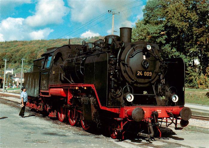 Busenbach Waldbronn Eisenbahn Kurier Personenzug Dampflokomotive 24 009
