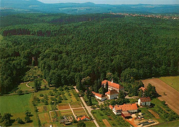 Langensteinbach Karlsbad Karlsruhe BW Fliegeraufnahme mit Bibelheim Bethanien