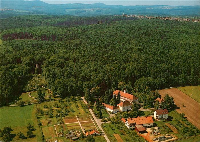 Langensteinbach Karlsbad Karlsruhe BW Fliegeraufnahme mit Bibelheim Bethanien