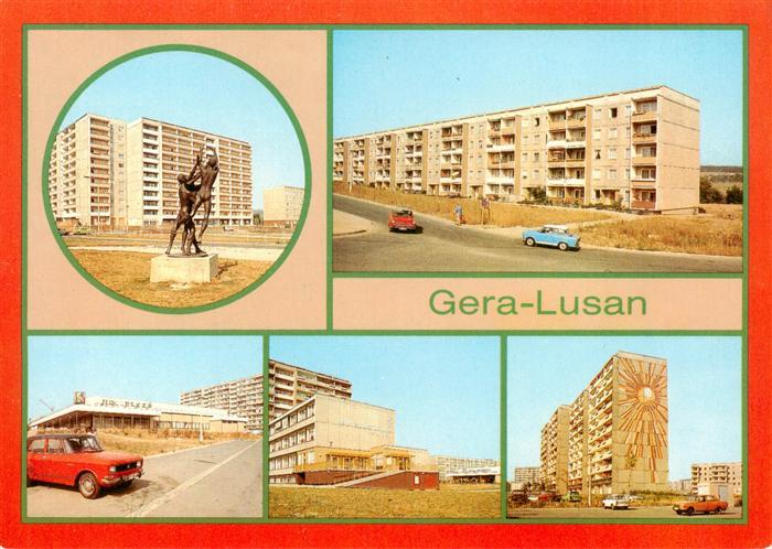 Lusan Gera Plastik Zeulsdorfer Strasse Berta Schaefer Strasse HO Gaststaette Plz