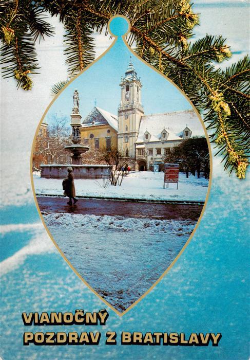 Bratislava Pressburg Pozsony SK Vianocny