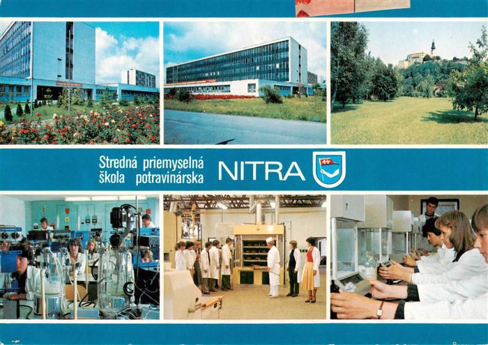 Nitra Slovakia Areal skoly s internatom Budova SPS potravinarskej Nitriansky hra