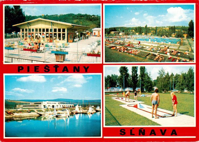 Piestany Pistian Poestyen SK Restauracia Kupalisko Lodenica Minigolf
