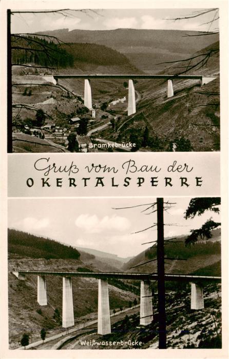 Okertalsperre Goslar Bramkebruecke Weisswasserbruecke