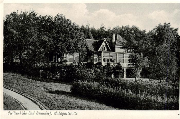 Bad Nenndorf Cecilienhoehe Waldgaststaette
