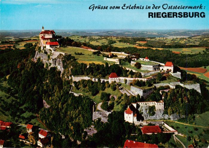 Riegersburg Fliegeraufnahme mit Schloss Riegersburg
