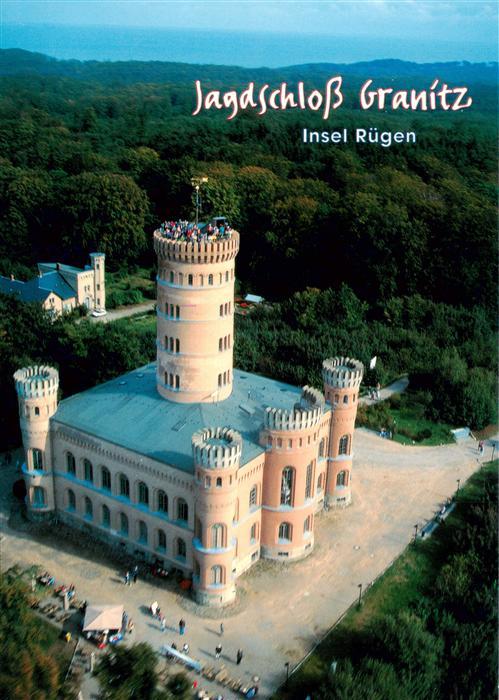 Ruegen Insel Jagdschloss Granitz Fliegeraufnahme