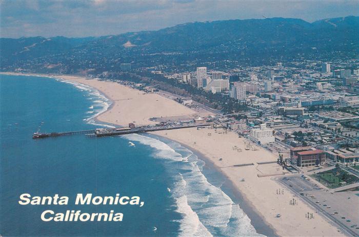 Santa Monica California USA Fliegeraufnahme