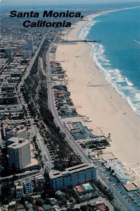 Santa Monica California USA Fliegeraufnahme