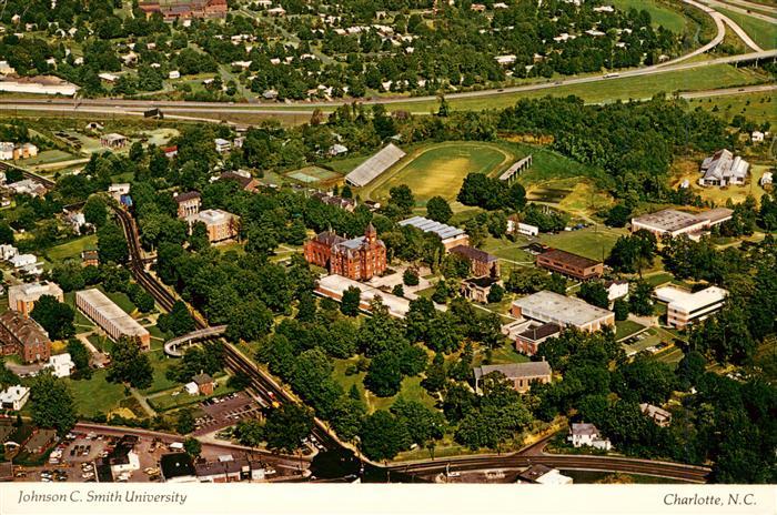 Charlotte North Carolina USA Johnson C Smith University Aerial view