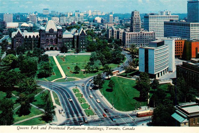 Toronto Canada Queens Park and Provincial Parliament Buildings