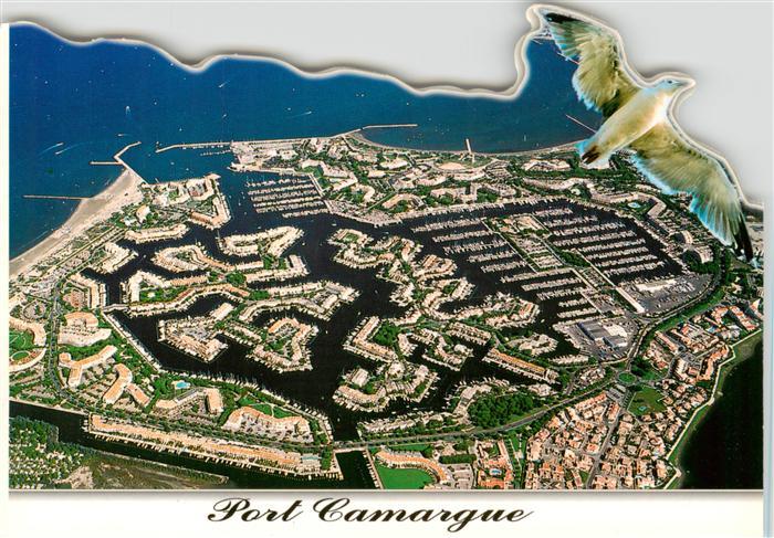 Port-Camargue 30 Gard Vue aerienne