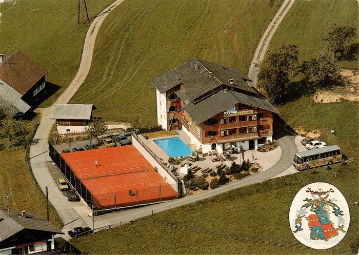 Grossdorf Egg Vorarlberg AT Pension Hubertus Tennisplaetze