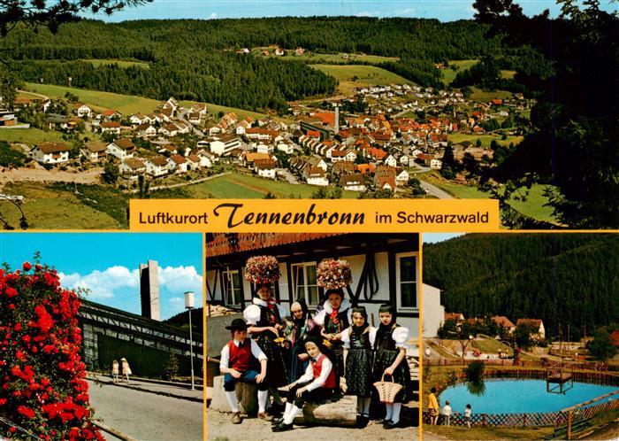 Tennenbronn Panorama Trachten Freibad