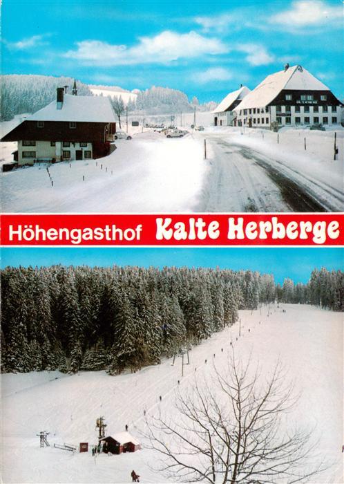 Voehrenbach Hoehengasthof Kalte Herberge Winterpanorama