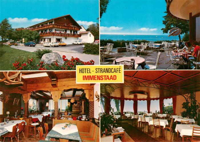 Immenstaad Bodensee Hotel Strandcafe Heinzler Terrasse Gastraeume