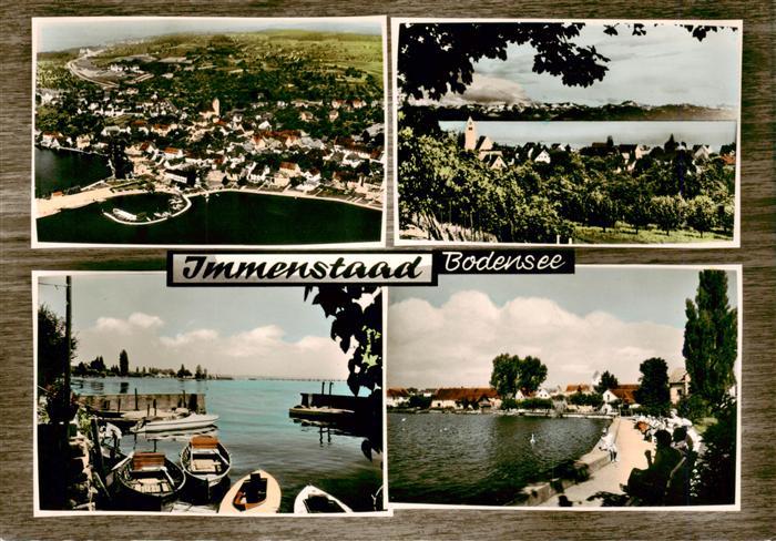 Immenstaad Bodensee Fliegeraufnahme Panorama Bootsliegeplatz Anlagestelle