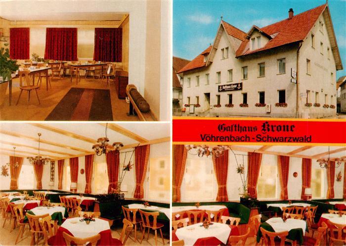 Voehrenbach Gasthaus Krone Gastraeume