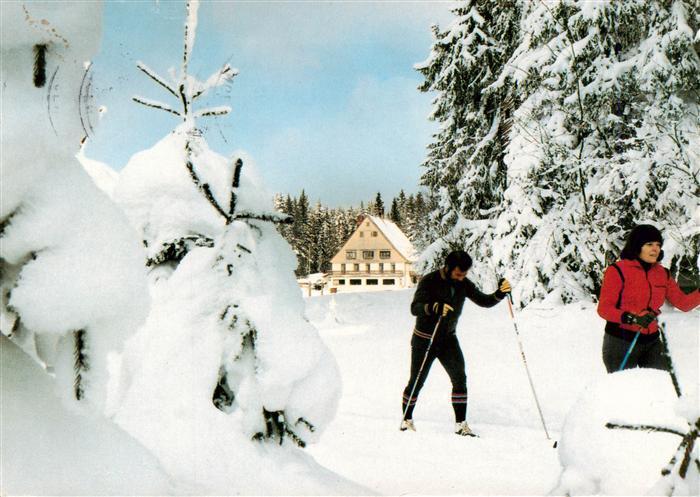 Voehrenbach Gasthof Friedrichshoehe Winteridyll