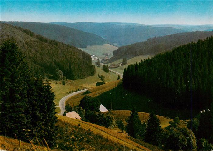 Escheck Schoenwald Schwarzwald Schuetzenbachtal Panorama