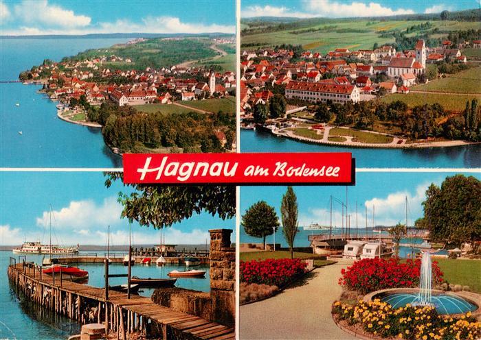 Hagnau Bodensee Fliegeraufnahmen Seebruecke Park