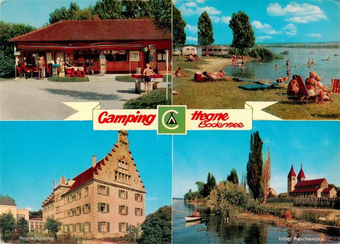 Hegne Konstanz Camping Hegne Strandpartie Kloster Insel Reichenau