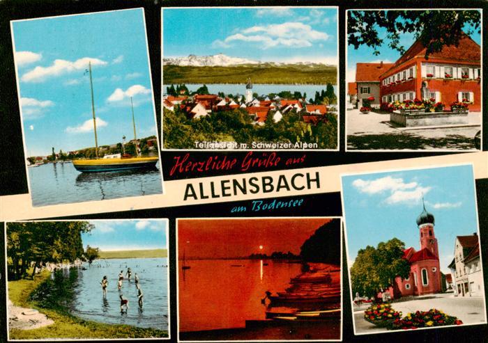 Allensbach Bodensee Panorama Schweizer Alpen Ortspartie Badespass Sonnenuntergan