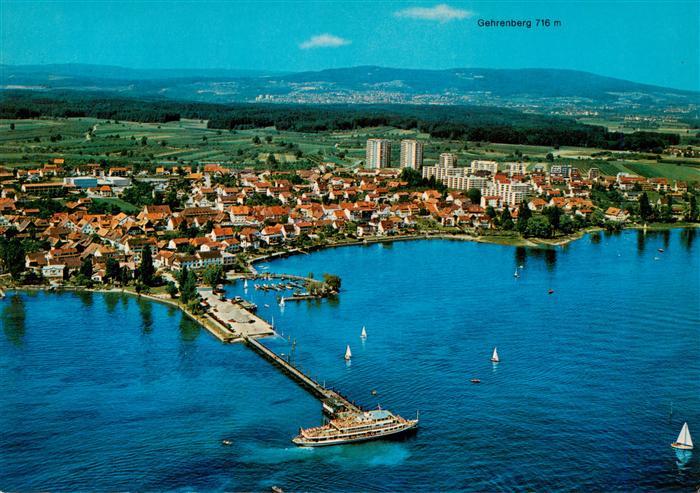 Immenstaad Bodensee Fliegeraufnahme mit Anleger und Gehrenberg