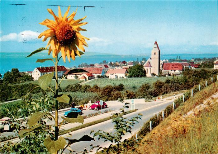 Hagnau Bodensee Panorama mit Kirche