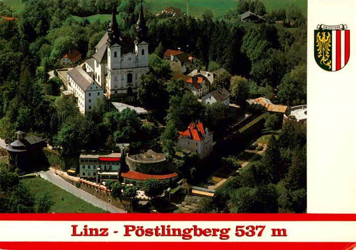 Poestlingberg Wallfahrtsbasilika Restaurant Gasthof Sturm Fliegeraufnahme