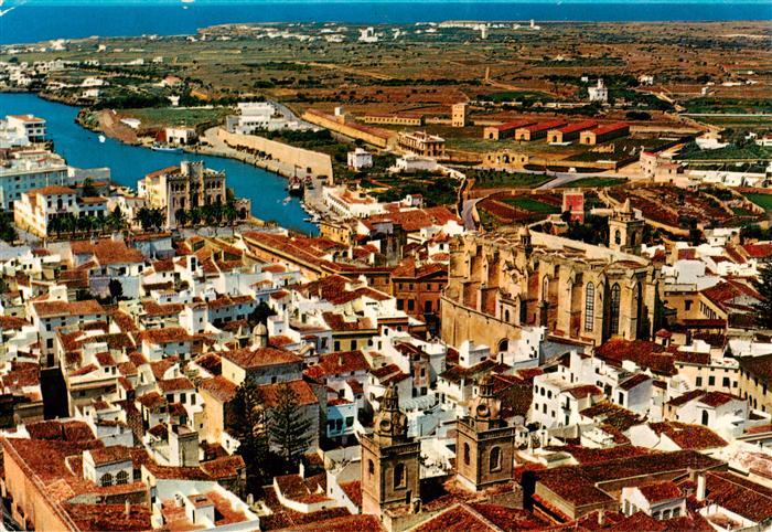 Ciudadela Menorca ES Vista parcial aerea