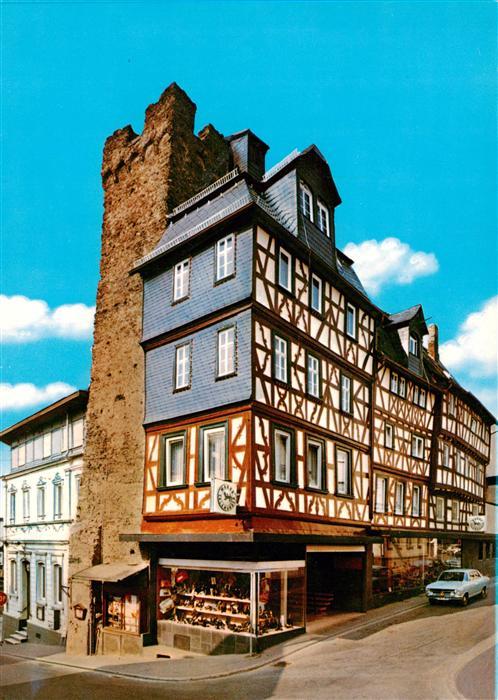 Bad Camberg Untertorturm Fachwerkhaeuser