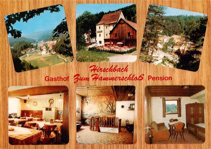 Hirschbach Frankenalb Oberpfalz Gasthof Pension Zum Hammerschloss Panorama