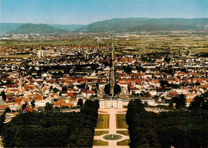 Schwetzingen BW Fliegeraufnahme