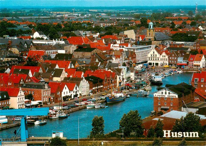 Husum  Nordfriesland Fliegeraufnahme