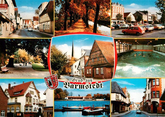 Barmstedt Strassen Alleen Parkplatz Park Hallenbad Gasthaus Bootsliegeplatz