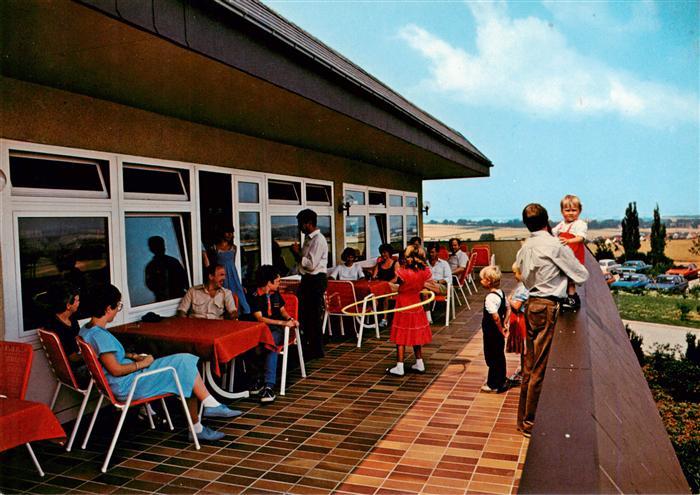 Duderstadt Niedersachsen Familienferienstaette der Dt Kolpingfamilie Terrasse