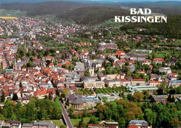 Bad Kissingen Bayerisches Staatsbad Fliegeraufnahme