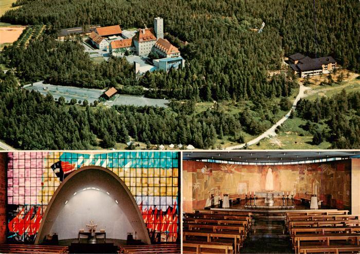 Ebermannstadt Jugendhaus Burg Feuerstein und Landvolkshochschule Luftaufnahme Ki