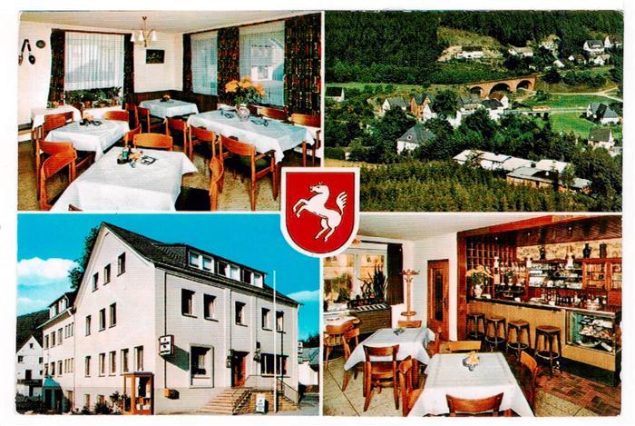 Kirchhundem Gasthof Pension Ortsansicht