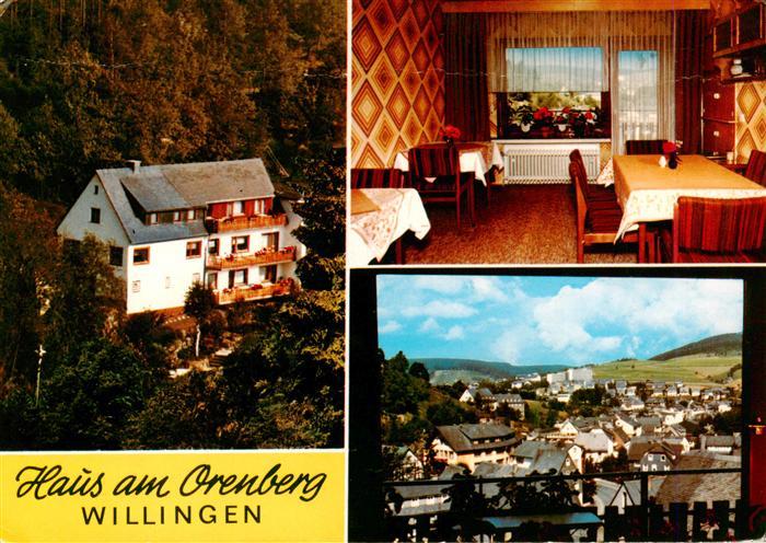 Willingen Sauerland Haus am Orenberg Panorama Wintersportplatz im Naturpark Diem