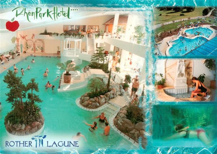 Hausen Rhoen Bayern Rother-Lagune Hallenbad Aussenbad Erlebnisbad Whirlpool Schw
