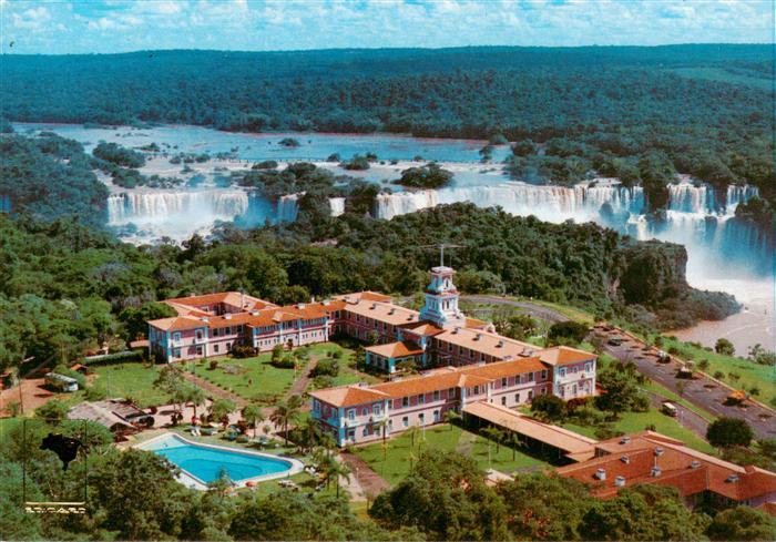 Foz do Iguacu Parana Brazil Grande-Hotel-das-Cataratas Iguaçu-Wasserfaelle Flieg