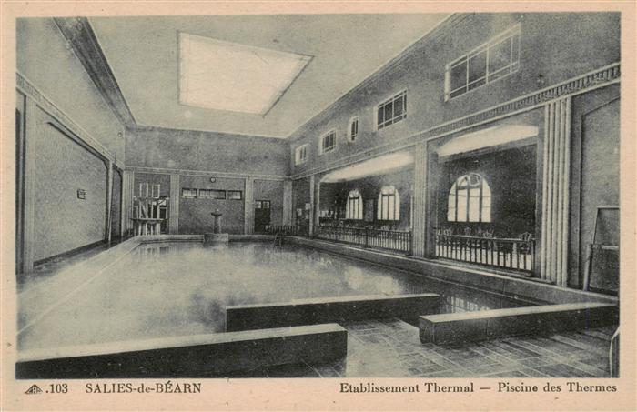 Salies-de-Bearn 64 Pyrenees-Atlantiques Establissement Thermal Piscine des Therm