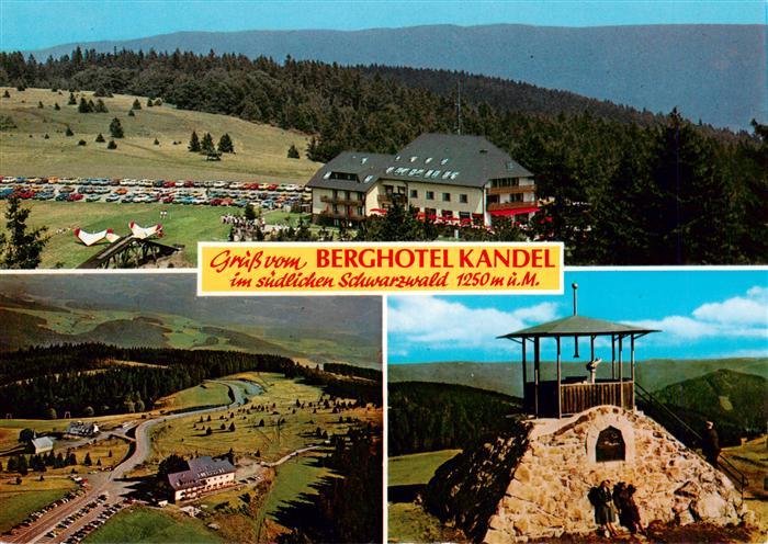 Kandel Breisgau Berghotel Kandel Fliegeraufnahme Kandelpyramide