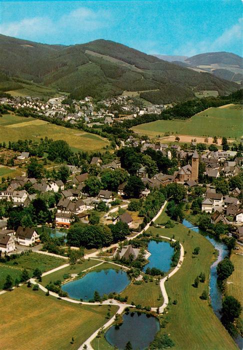Saalhausen Sauerland Fliegeraufnahme